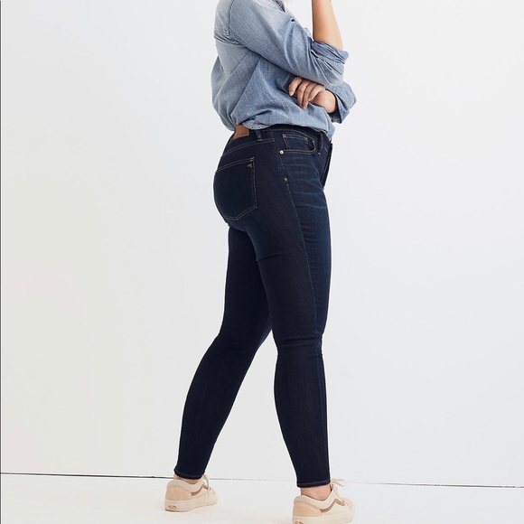 NWT Madewell Tall 9" High-Rise Skinny Jeans Sz 35T - Picture 2 of 7